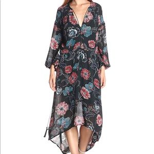 ASTR The Label Florence Drawstring Midi Dress